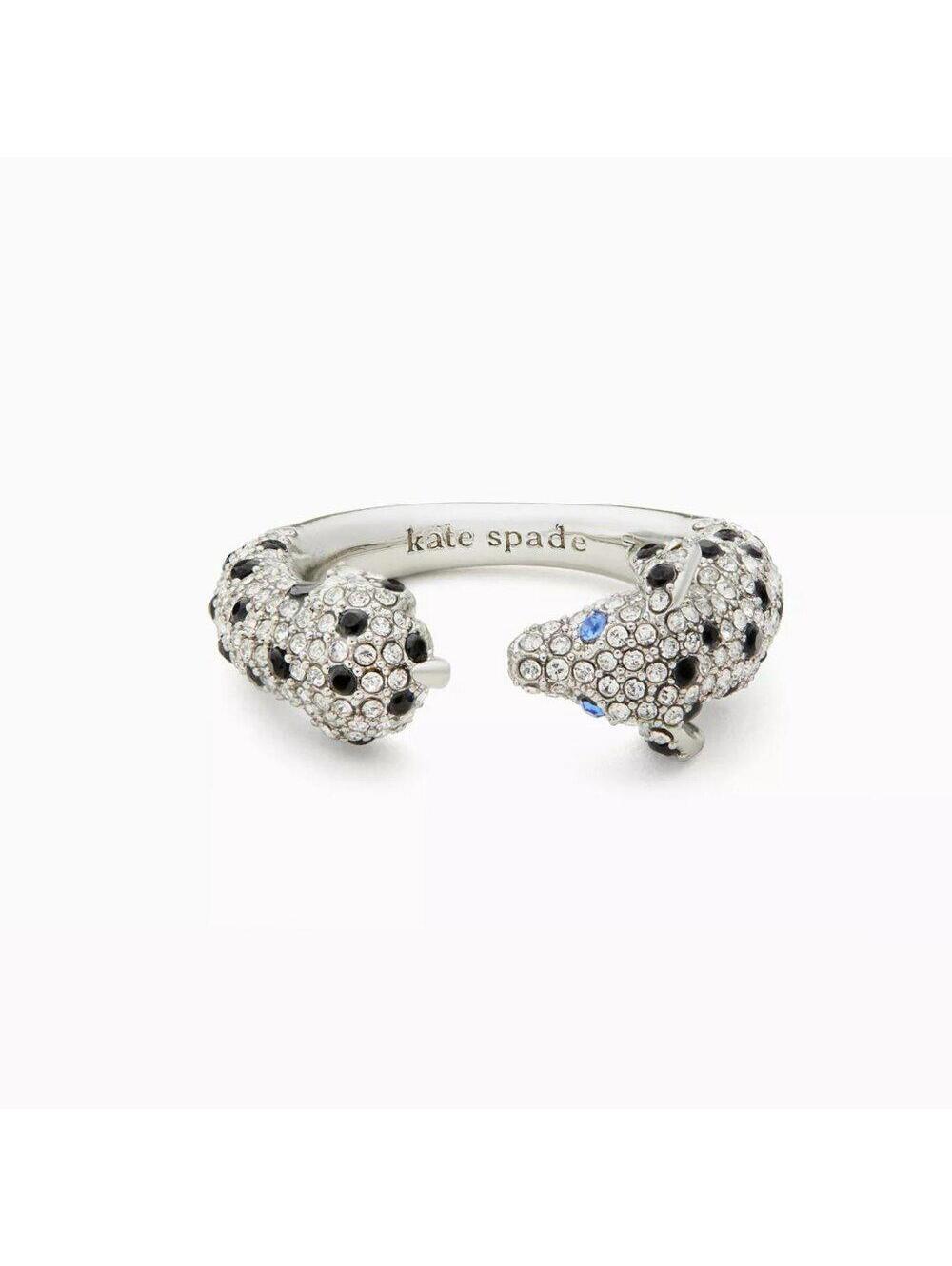 Kate Spade Hot Dog Pave Ring Size 8